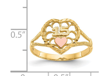 14k Two-tone Rings Style K3886 - Classique Jewelry Inc.