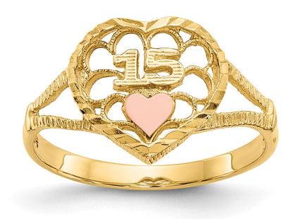 14k Two-tone Rings Style K3886 - Classique Jewelry Inc.