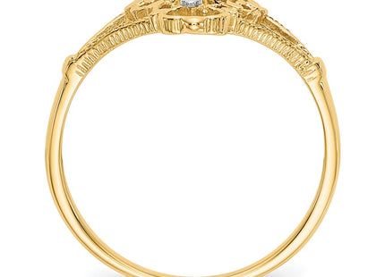 14k Two-tone Rings Style K3939 - Classique Jewelry Inc.