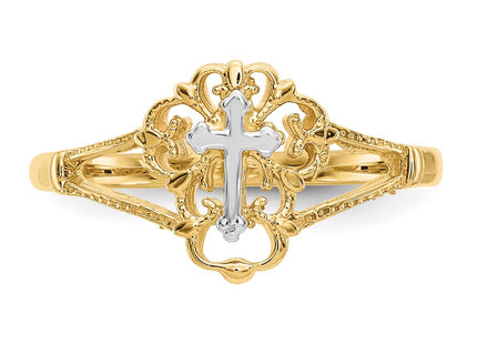 14k Two-tone Rings Style K3939 - Classique Jewelry Inc.