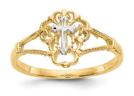 14k Two-tone Rings Style K3939 - Classique Jewelry Inc.