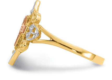 14k Two-tone Rings Style K3944 - Classique Jewelry Inc.