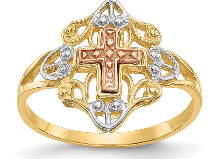14k Two-tone Rings Style K3944 - Classique Jewelry Inc.