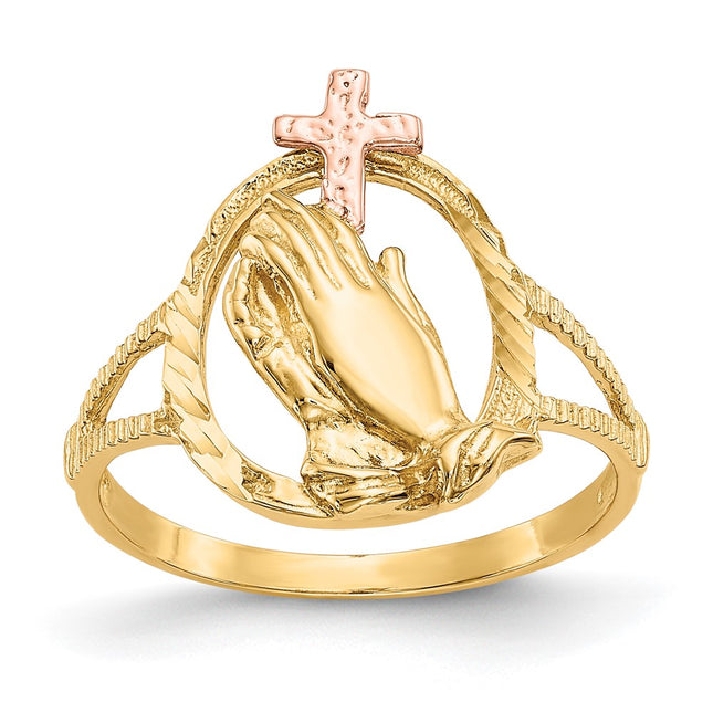 14k Two-tone Rings Style K3965 - Classique Jewelry Inc.