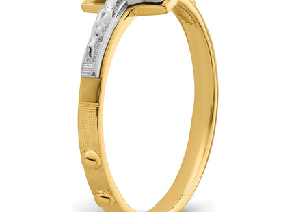 14k Two-tone Rings Style K3967 - Classique Jewelry Inc.