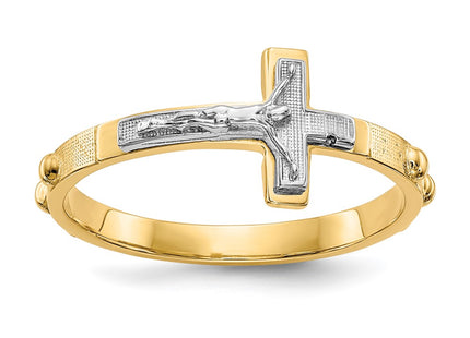 14k Two-tone Rings Style K3967 - Classique Jewelry Inc.