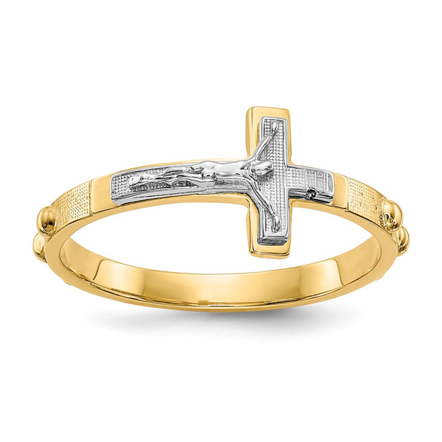 14k Two-tone Rings Style K3967 - Classique Jewelry Inc.