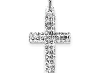 14k White Gold Pendants Style K397 - Classique Jewelry Inc.