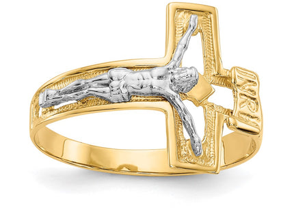 14k Two-tone Rings Style K3971 - Classique Jewelry Inc.