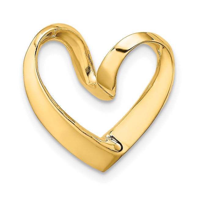 14K gold heart chain