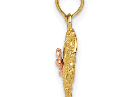 14k Two-tone Pendants Style K4012 - Classique Jewelry Inc.