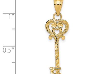 14k Yellow Gold Pendants Style K4036 - Classique Jewelry Inc.