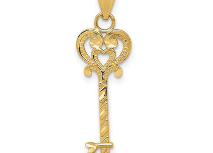 14k Yellow Gold Pendants Style K4036 - Classique Jewelry Inc.