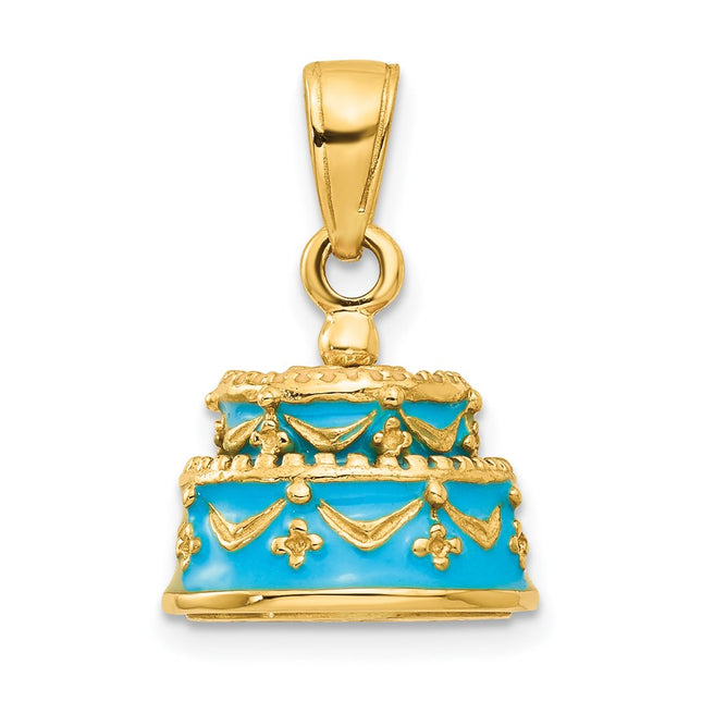 14k Yellow Gold Pendants Style K4057 - Classique Jewelry Inc.