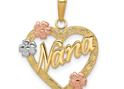 14k Tri-Color Pendants Style K4083 - Classique Jewelry Inc.