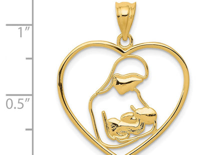 14k Yellow Gold Pendants Style K4088 - Classique Jewelry Inc.