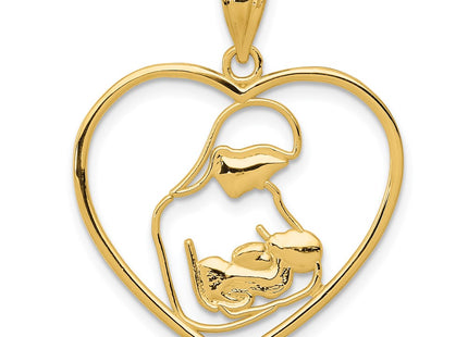 14k Yellow Gold Pendants Style K4088 - Classique Jewelry Inc.