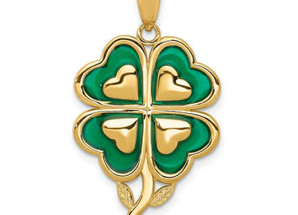 14k Yellow Gold Pendants Style K4099 - Classique Jewelry Inc.