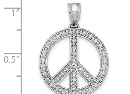 14k White Gold Pendants Style K4106 - Classique Jewelry Inc.