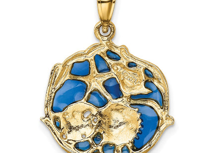 14k Yellow Gold Pendants Style K4166 - Classique Jewelry Inc.