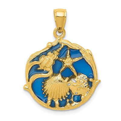 14K gold pendant