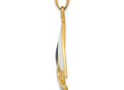 14k Yellow Gold Pendants Style K4199 - Classique Jewelry Inc.