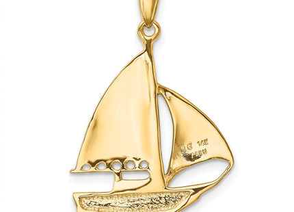 14k Yellow Gold Pendants Style K4199 - Classique Jewelry Inc.