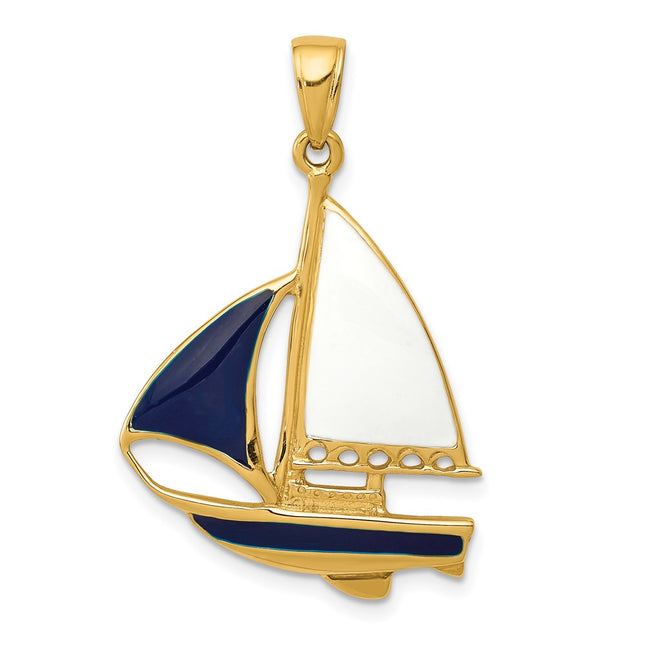 14k Yellow Gold Pendants Style K4199 - Classique Jewelry Inc.