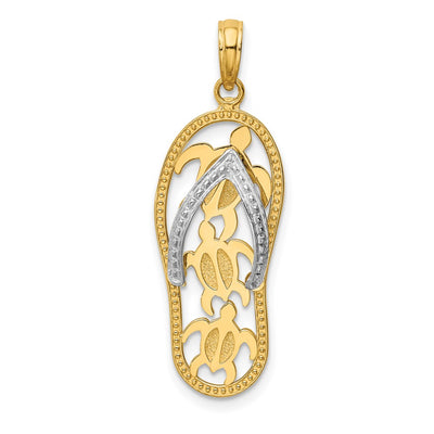 14K gold pendant