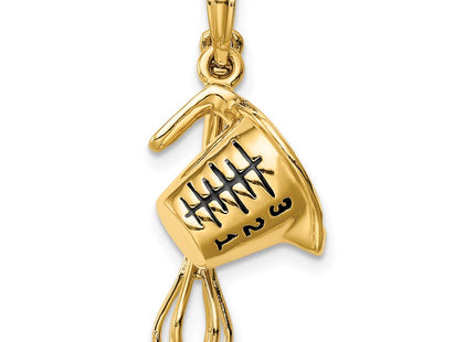 14k Yellow Gold Pendants Style K4210 - Classique Jewelry Inc.