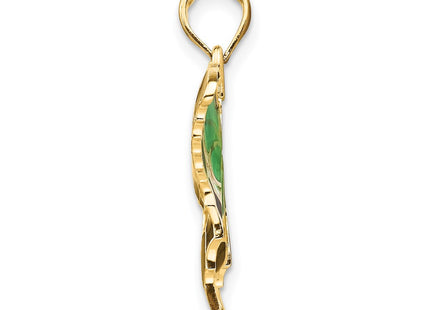 14k Yellow Gold Pendants Style K4231 - Classique Jewelry Inc.