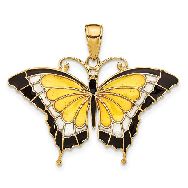 14k Yellow Gold Pendants Style K4233 - Classique Jewelry Inc.