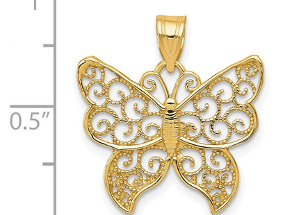 14k Yellow Gold Pendants Style K4240 - Classique Jewelry Inc.