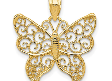 14k Yellow Gold Pendants Style K4240 - Classique Jewelry Inc.
