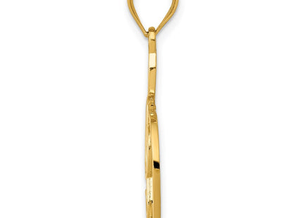 14k Yellow Gold Pendants Style K4301 - Classique Jewelry Inc.
