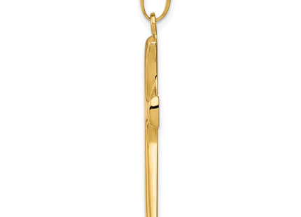 14k Yellow & Rhodium Pendants Style K4308 - Classique Jewelry Inc.