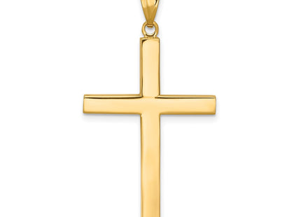 14K gold cross pendant
