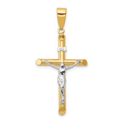 14K gold crucifix pendant