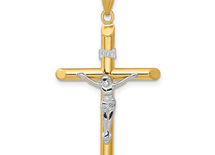 14K gold crucifix pendant