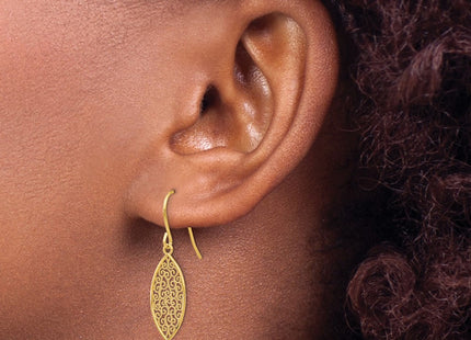 14k Yellow Gold Earrings Style K4365 - Classique Jewelry Inc.