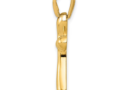 14k Yellow Gold Pendants Style K441 - Classique Jewelry Inc.