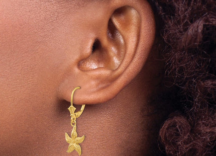 14k Yellow Gold Earrings Style K4426 - Classique Jewelry Inc.