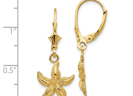 14k Yellow Gold Earrings Style K4426 - Classique Jewelry Inc.