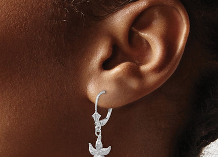 14k White Gold Earrings Style K4428 - Classique Jewelry Inc.