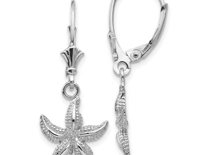 14k White Gold Earrings Style K4428 - Classique Jewelry Inc.