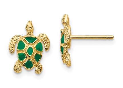 14k Yellow Gold Earrings Style K4447 - Classique Jewelry Inc.