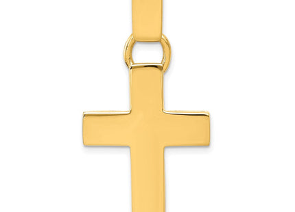 14k Hollow Cross Pendant (Style K444)