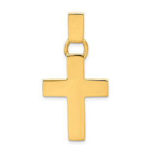 14k Hollow Cross Pendant (Style K444)
