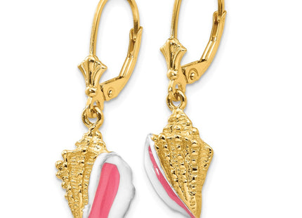 14k Yellow Gold Earrings Style K4464 - Classique Jewelry Inc.