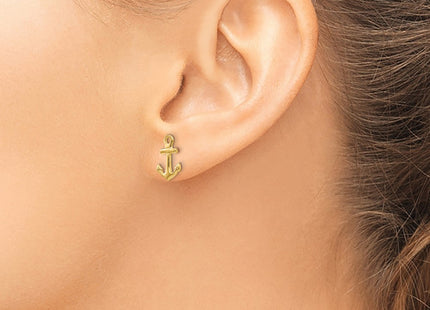 14k Yellow Gold Earrings Style K4502 - Classique Jewelry Inc.